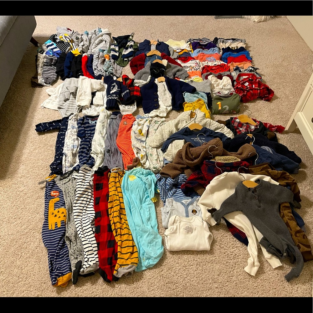 94 piece baby boys 3 month lot!